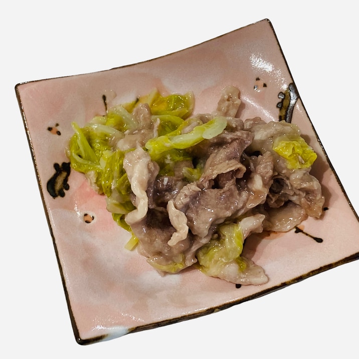 ホットクックで簡単！豚肉と白菜のスタミナうま煮